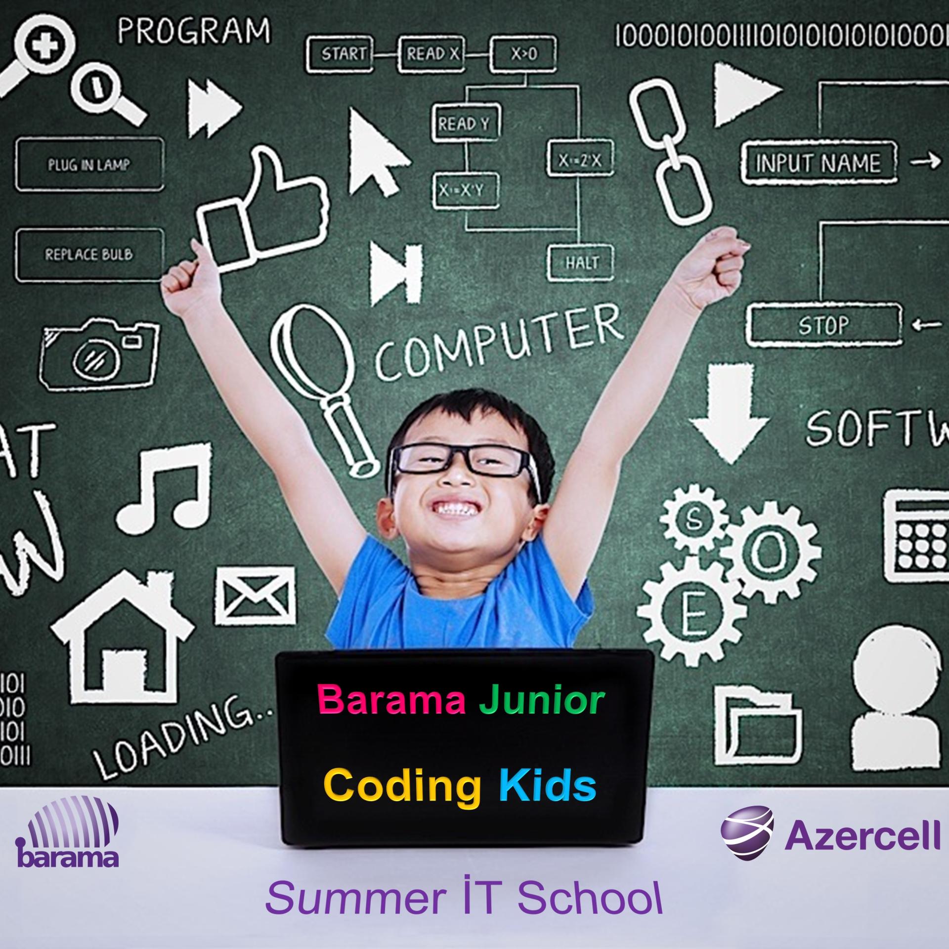"Azercell"dən məktəblilər üçün pulsuz “Coding Kids – Summer Course” layihəsi