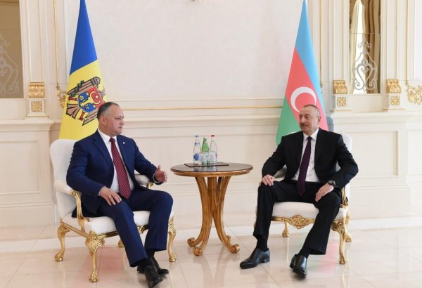 Dodon: Azerbaijan, Moldova have great potential to develop relations