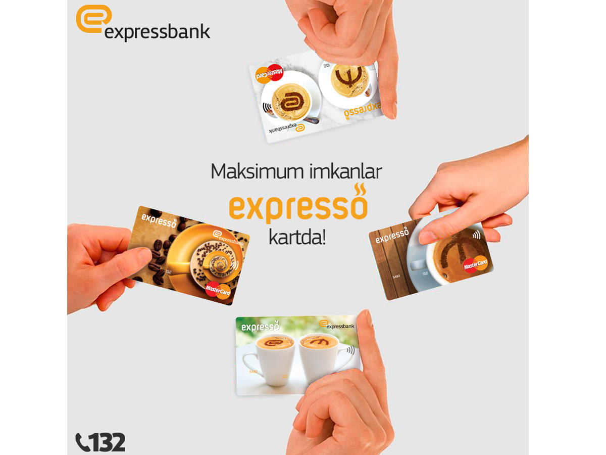 Maksimum imkanlar "Expresso" kartda