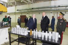 Ilham Aliyev inaugurates RPG ammunition plant in Shirvan (PHOTO)