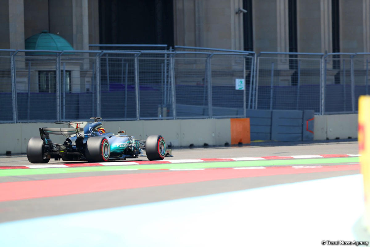 Second day of F1 Azerbaijan Grand Prix in photos