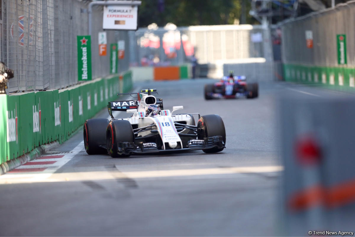 F1 Azerbaijan qualifying session as caught on camera