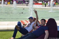 F1 Village entertainment zone in Baku as caught on camera