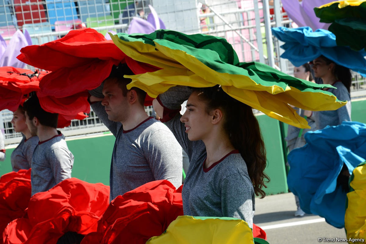 Baku holds opening ceremony of Azerbaijan F1 Grand Prix (PHOTO)