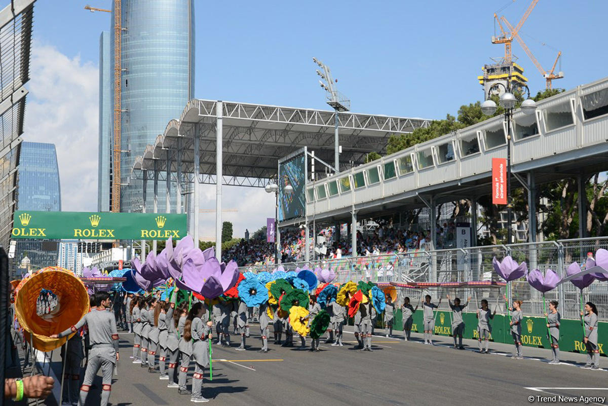 В Баку прошла церемония открытия Гран-при Азербайджана Формулы 1 (ФОТО)