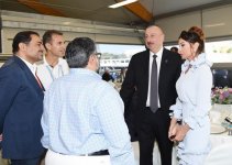 Президент Ильхам Алиев и его супруга наблюдали за соревнованиями в рамках Гран-при Азербайджана Формулы 1 (ФОТО)