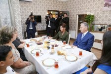 Mehriban Aliyeva attends ceremony to give new apartments to IDP families in Masazir (PHOTO)