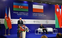 Azerbaijan-Poland business forum held in Warsaw (PHOTO)