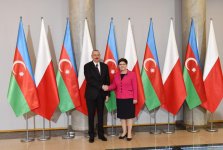 Ilham Aliyev meets Polish PM in Warsaw (PHOTO, UPDATE)