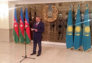 В  Баку отметили 25-летие дипломатической службы Казахстана (ФОТО)