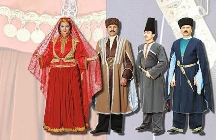 Национальные костюмы Азербайджана как они есть