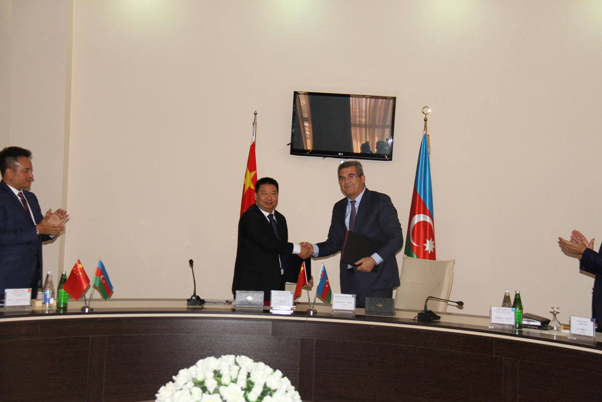 Qaradağ rayonu ilə Çinin Şenzen şəhəri arasında niyyət protokolu imzalanıb (FOTO)