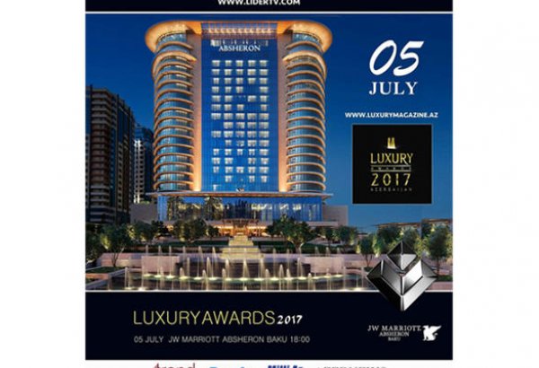 "Luxury  Awards" mükafatlandırılma mərasiminin qala gecəsi keçiriləcək