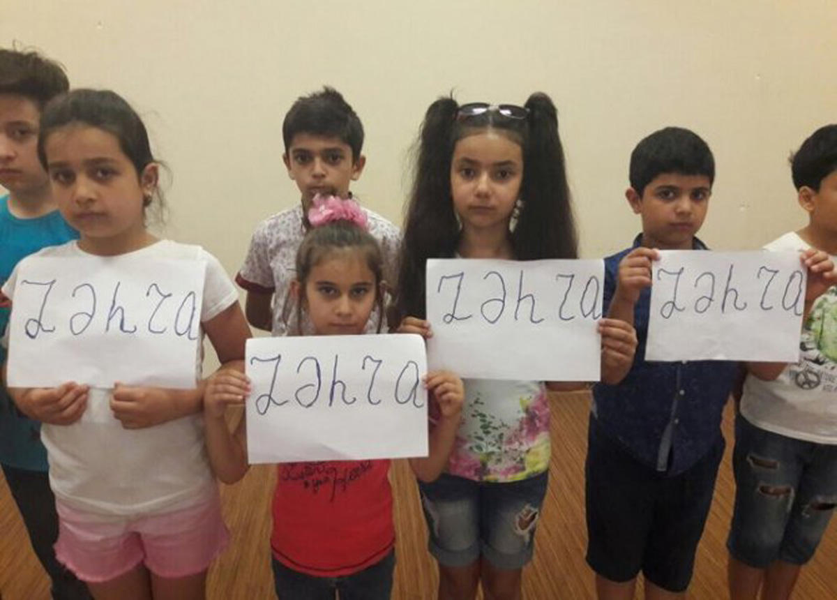 Азербайджанские дети -  армянам: Нельзя убивать детей! (ВИДЕО)