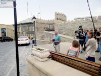 Леонид Якубович приехал в Баку для съемок в рекламе (ФОТО)