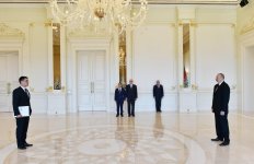 Президент Ильхам Алиев принял верительные грамоты посла Туркменистана (ФОТО) (версия 2)