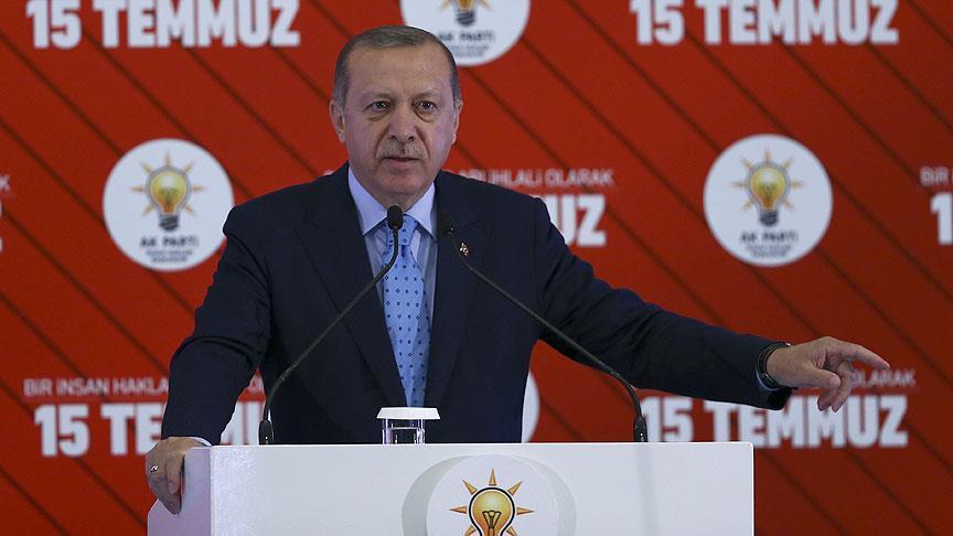 Cumhurbaşkanı Erdoğan : Bizim devletimiz elbette büyük ve güçlü olacaktır