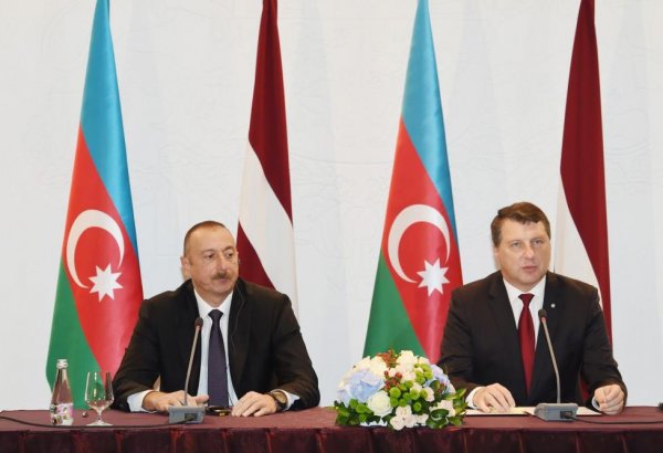 President: Latvia supports Azerbaijan's territorial integrity