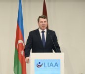 Президент Ильхам Алиев  принял участие в азербайджано-латвийском форуме в Риге (ФОТО) (версия 2)