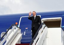 President Aliyev completes official visit to Latvia (PHOTO)