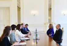 Президент Ильхам Алиев принял делегацию во главе с федеральным министром Австрии (ФОТО)