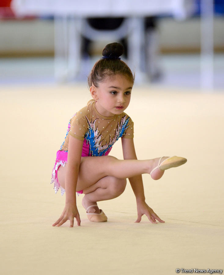 Bədii gimnastika üzrə Şağan açıq birinciliyi keçirilir (FОТО)