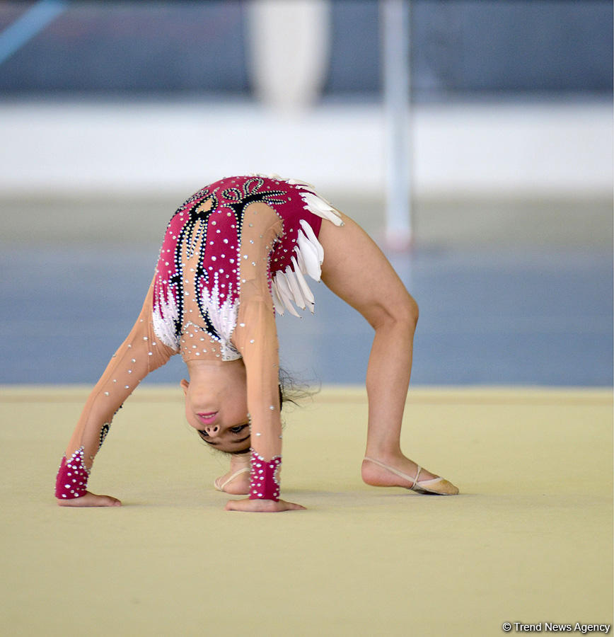 Bədii gimnastika üzrə Şağan açıq birinciliyi keçirilir (FОТО)