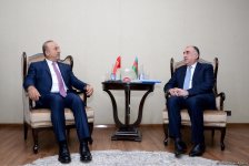 Azerbaijani, Turkish FMs mull talks over Karabakh conflict’s solution (PHOTO)