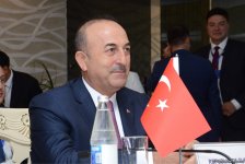 Azərbaycan, Türkiyə və Türkmənistan XİN rəhbərləri Bakıda birgə bəyanat qəbul ediblər (FOTO) (YENİLƏNİB)
