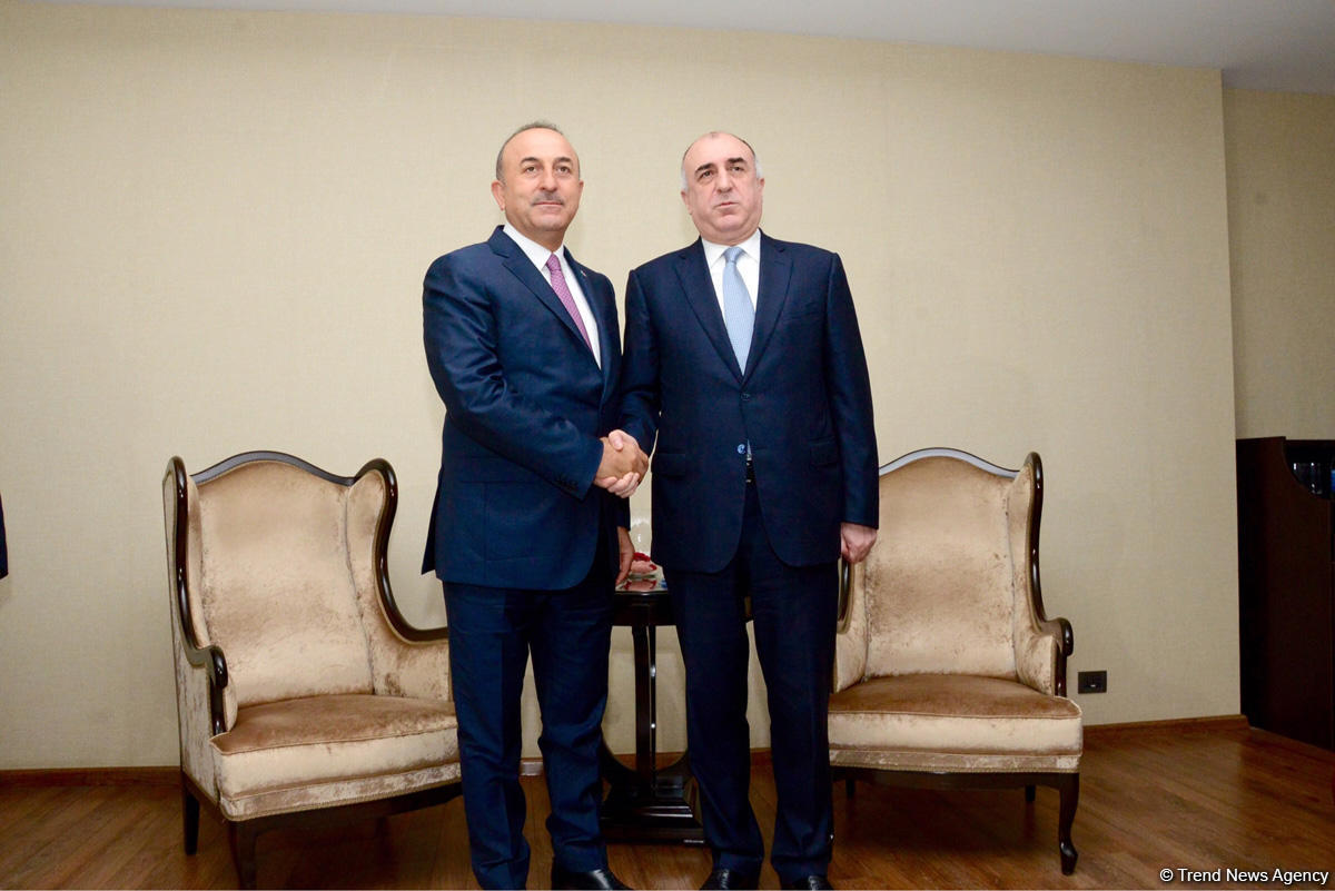 Azerbaijani, Turkish FMs mull talks over Karabakh conflict’s solution (PHOTO)