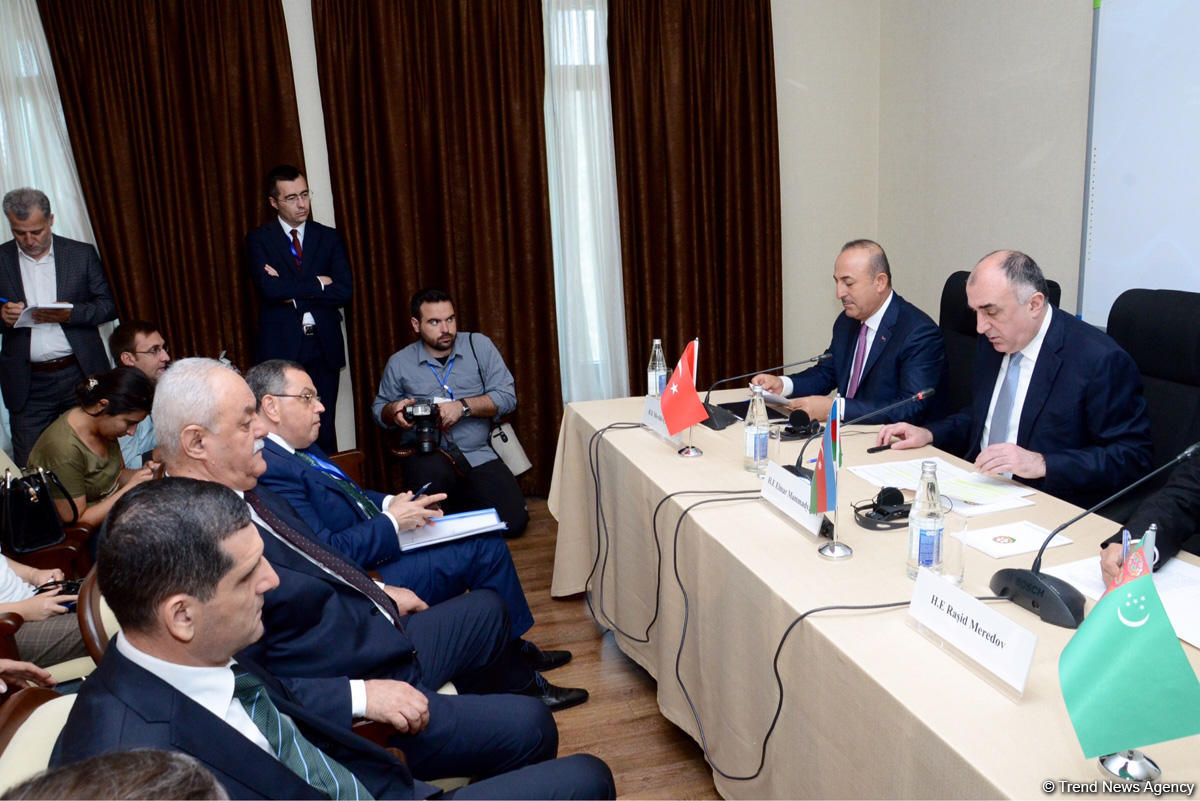 Главы МИД Азербайджана, Турции и Туркменистана подписали Бакинскую декларацию (ФОТО)
