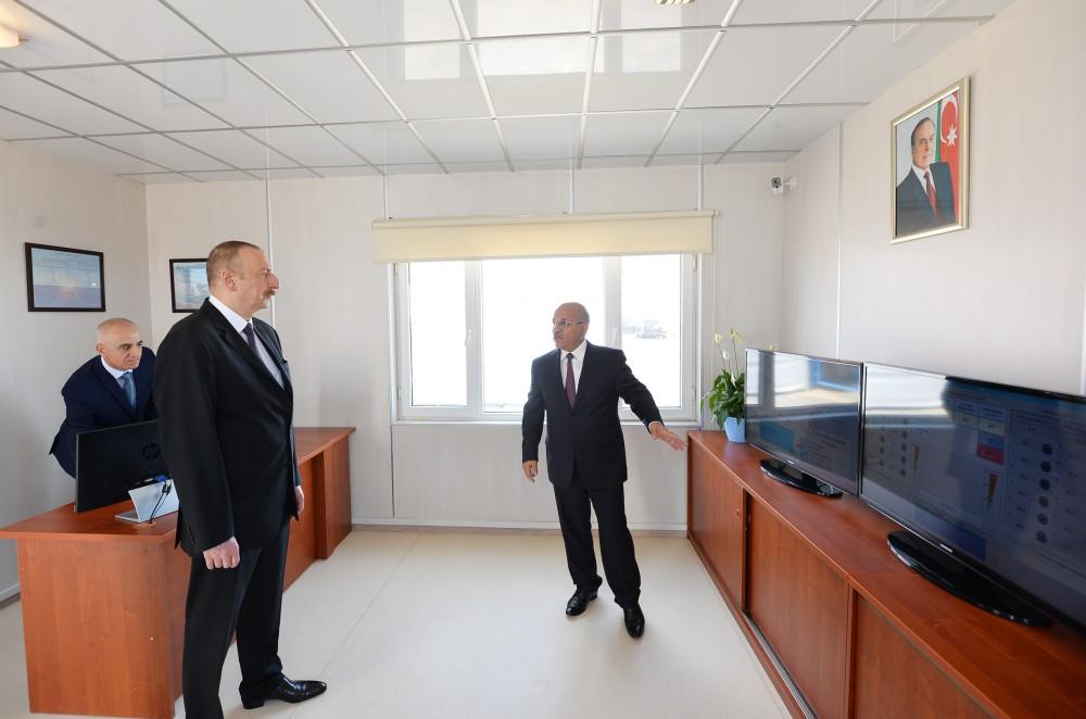President Ilham Aliyev opens Pirallahi solar power plant (PHOTO)