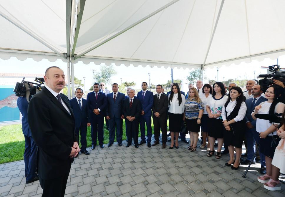 Президент Ильхам Алиев: Развитие туризма в Пираллахинском районе и впредь будет продолжаться высокими темпами