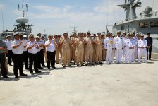 В Баку прибыли военные корабли Ирана и Казахстана (ФОТО)