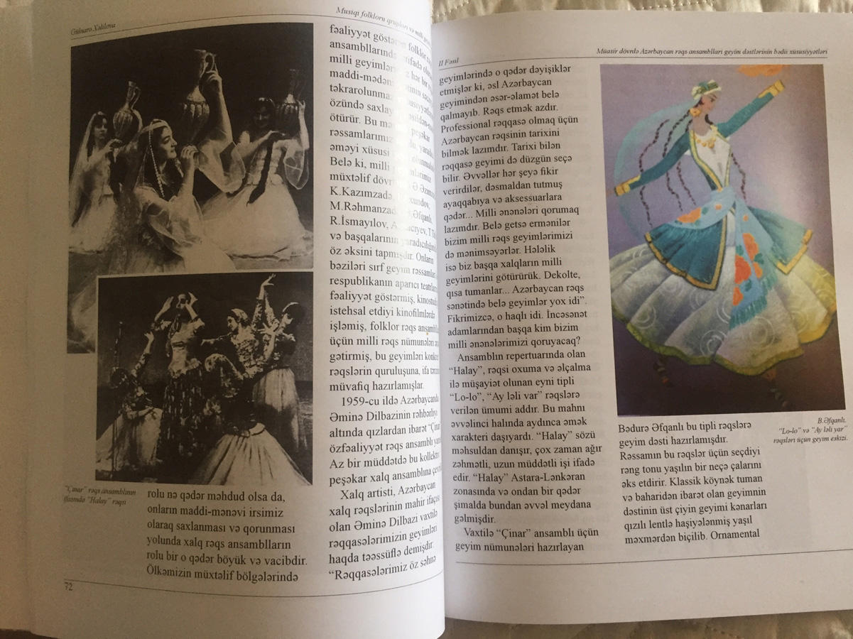 Вышла в свет книга  Гюльнары Халиловой "Традиции одежды  азербайджанских музыкальных групп" (ФОТО)