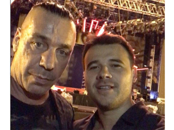 В Баку приехал фронтмен группы Rammstein (ВИДЕО)