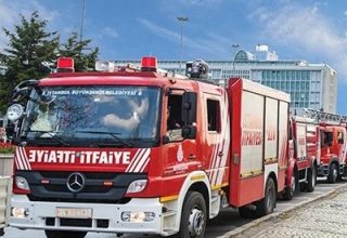 İstanbul'da otelde yangın çıktı