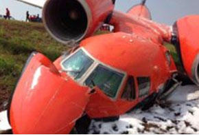 Украинский грузовой самолет потерпел крушение в Центральной Африке