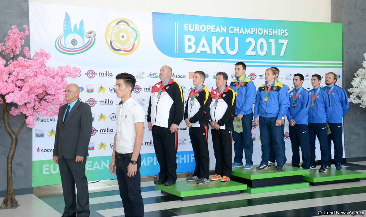 Интересные кадры с чемпионата  Европы по стрельбе в Баку (ФОТО)