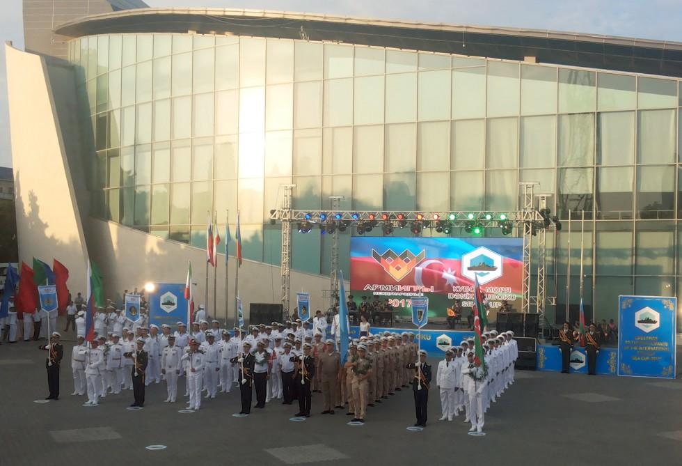 В Баку состоялась торжественная церемония открытия Международных соревнований «Кубок моря-2017»