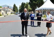 İlham Əliyev Balakən-Sarıbulaq-Qabaqçöl-Xalatala avtomobil yolunun açılışında iştirak edib (FOTO)