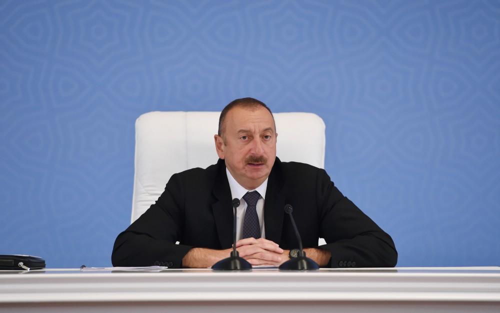 Azərbaycan Prezidenti: Ümumi iqtisadi inkişaf perspektivlərimizi yüksək qiymətləndirirəm