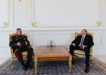 Prezident İlham Əliyev Belarus Dövlət Sərhəd Komitəsinin sədrini qəbul edib (FOTO) (YENİLƏNİB)