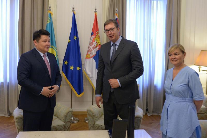 Посол Казахстана встретился с президентом Сербии