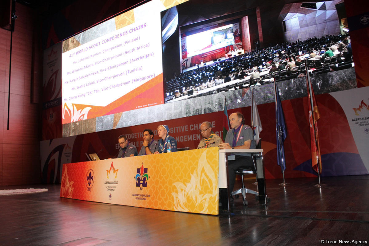 В Баку начала работу 41-я Всемирная скаутская конференция (ФОТО)