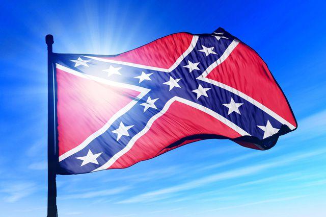 Из мемориального парка на юге США украли флаг Конфедерации