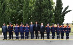 Президент Ильхам Алиев принял участие в открытии автодороги Залзалы - комплекс "Имамзаде" - Гянджа (ФОТО)