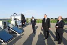 Президент Ильхам Алиев ознакомился с Самухским агроэнергетическим жилым комплексом (ФОТО)