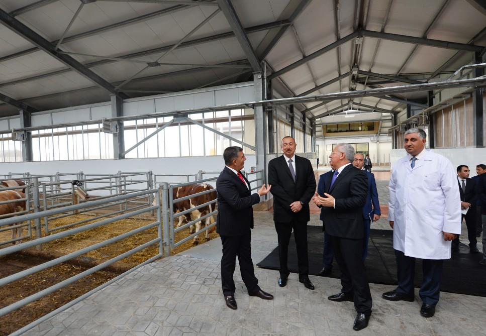 President Aliyev inaugurates Republican Artificial Insemination Center (PHOTO)