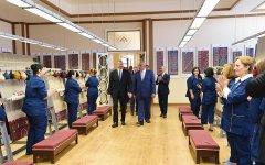 Prezident İlham Əliyev “Azərxalça” ASC-nin Şəmkir filialının açılışında iştirak edib (FOTO) (YENİLƏNİB)
